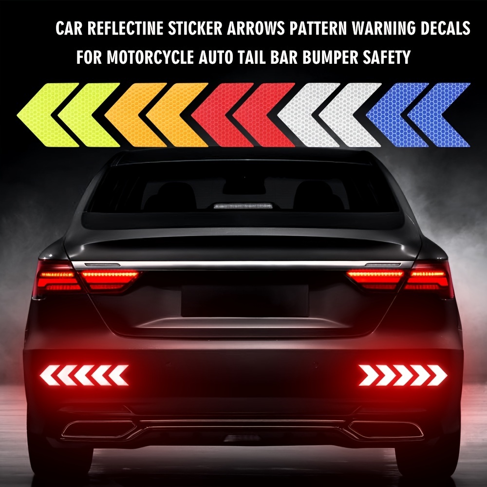 Reflective Car Stickers Improve Your Vehicle's Visibility - Temu