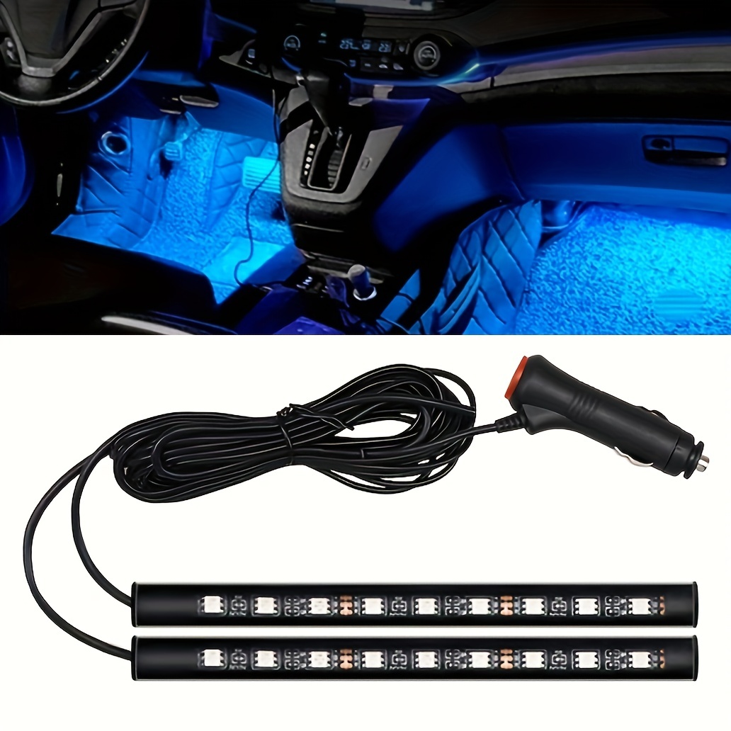 1pc Mini Usb Led Light Sound Control Car Interior Atmosphere - Temu