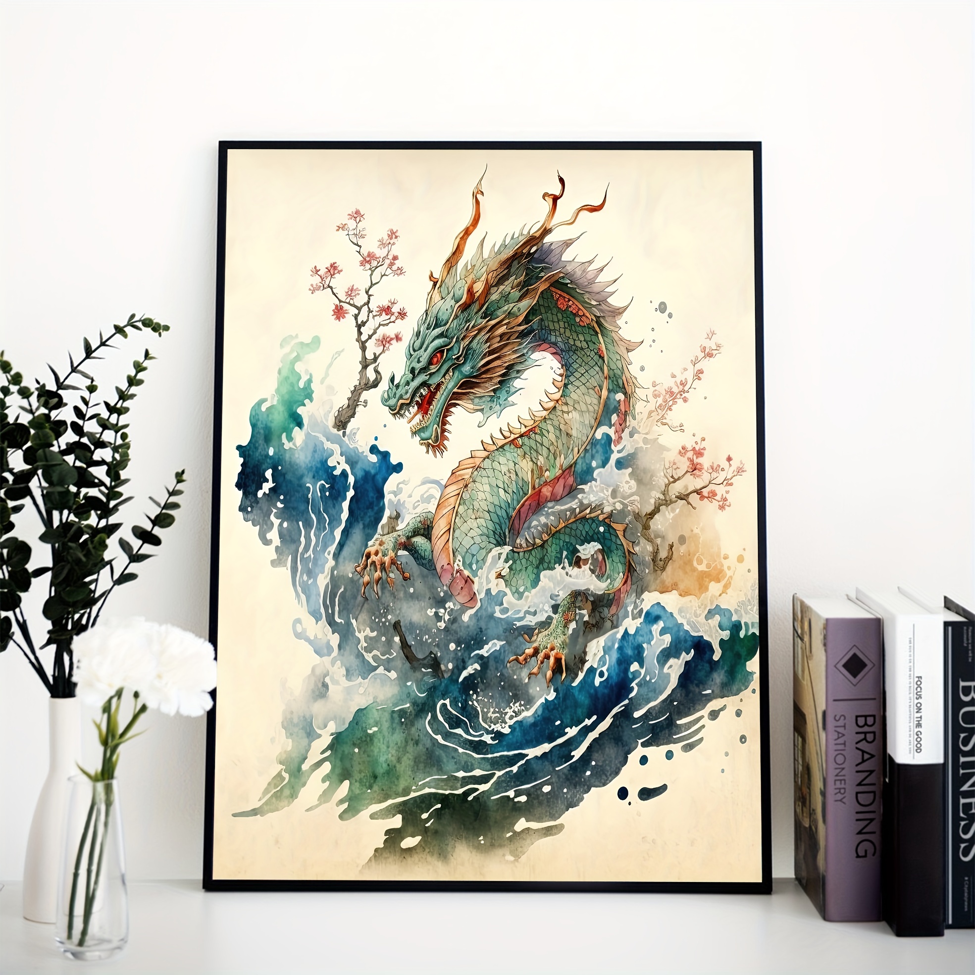 japanese water dragon art