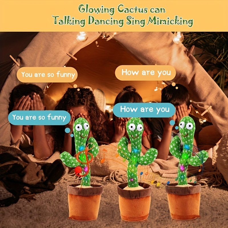Generic cactus rechargable Jouet de danse Peluche Dancing cadeau bébé à  prix pas cher