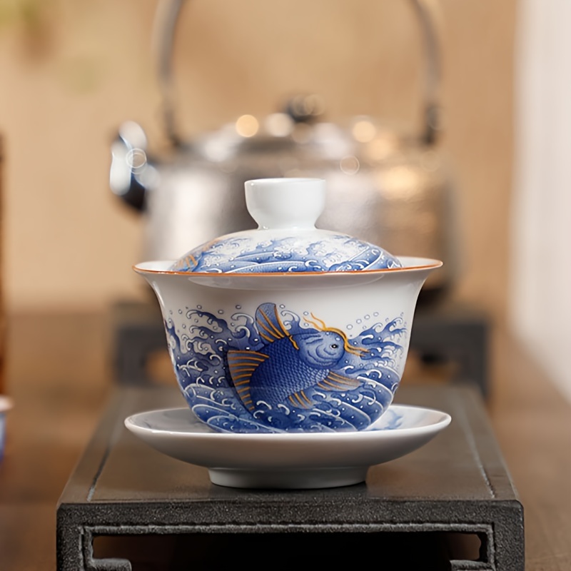 1 juego de té de cerámica juego de tazas de té para el hogar - Temu