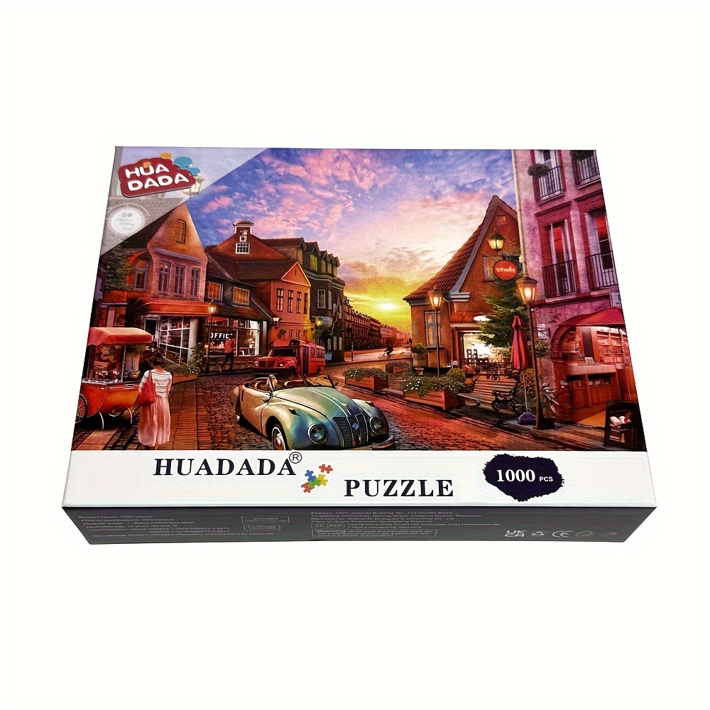 Paris Street Jigsaw Puzzles For Adults Large Puzzle Family - Temu
