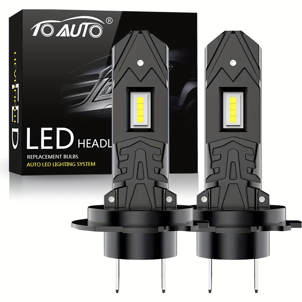 2pcs H7 LED Ampoules de phare 6000K 100W Super Bright Remplacement des feux  de brouillard avant de voiture halogène pour voiture camion moto - Temu  France