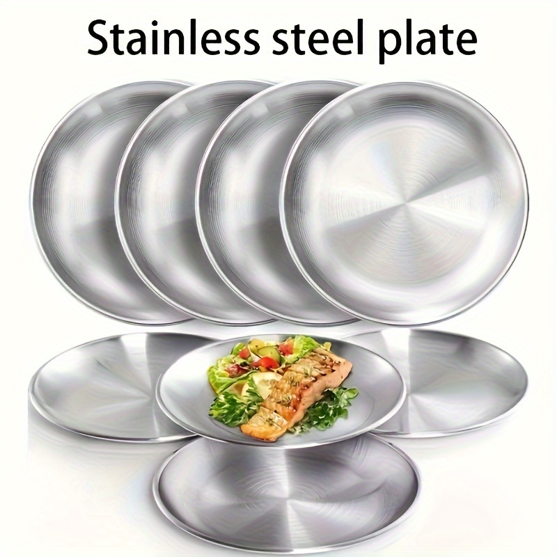 Stainless steel camping clearance plate