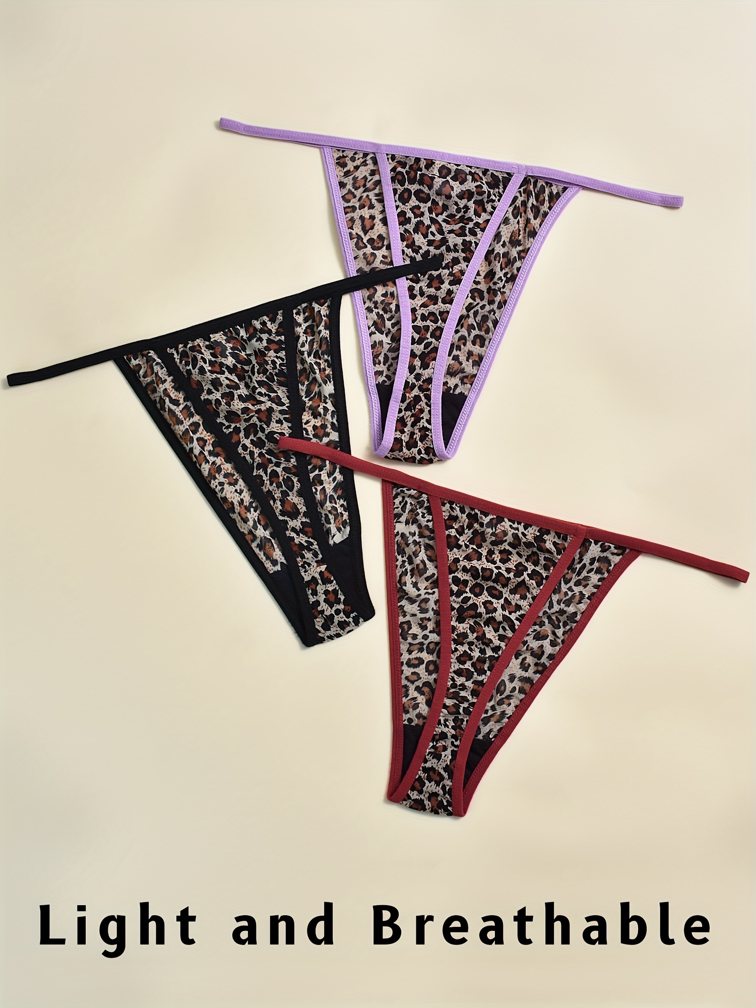 Sexy Lace Thong Panties 3 Pack String Womens Underwear Underwear