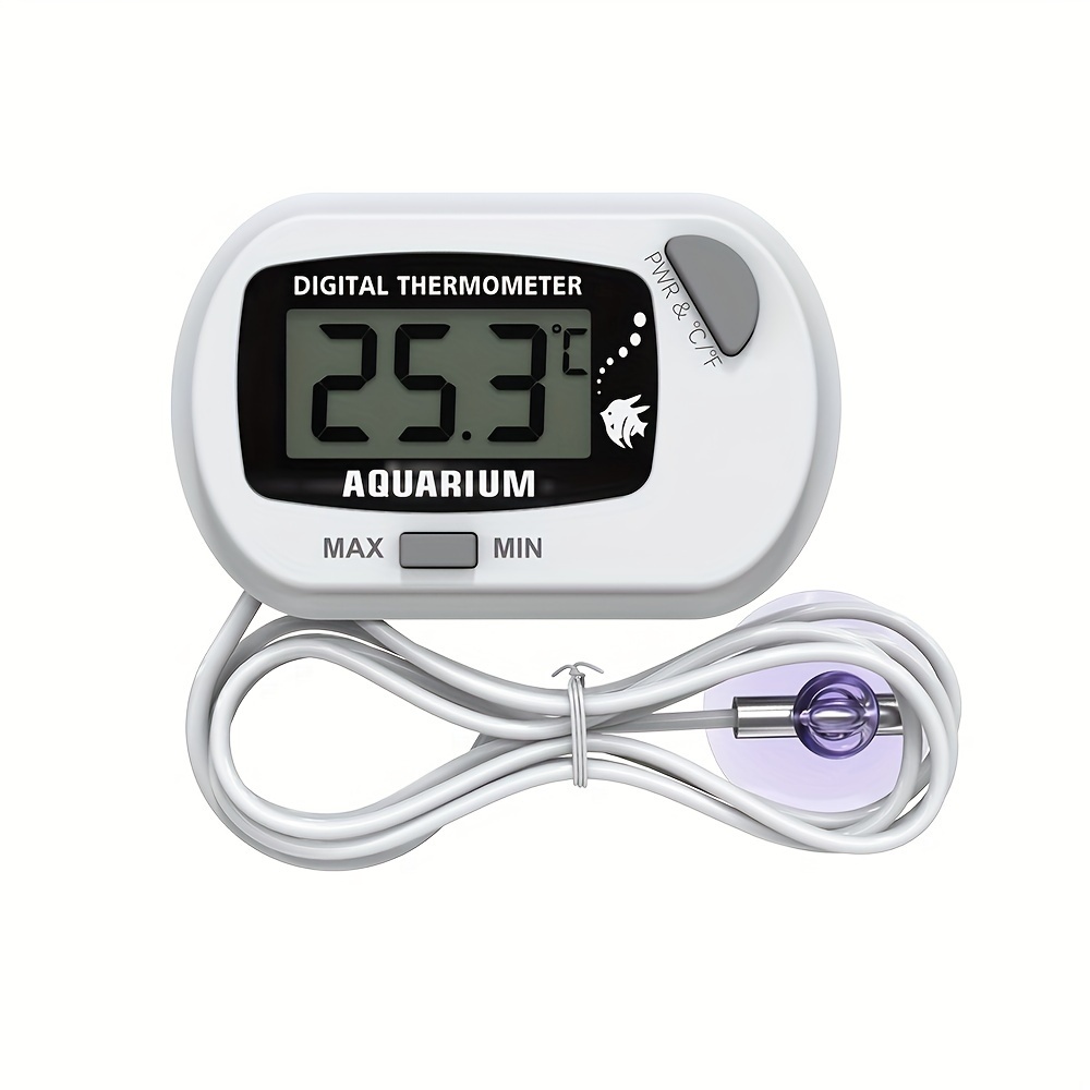 50℃ - 70℃ Digital Aquarium Fish Tank Thermometer With Suction Cup,  Temperature Sensor Meter Tester Thermometer Measurement