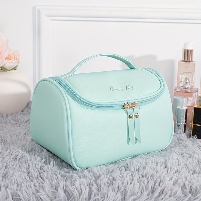 Removable Partition Square Cosmetic Bag Portable Travel Bag