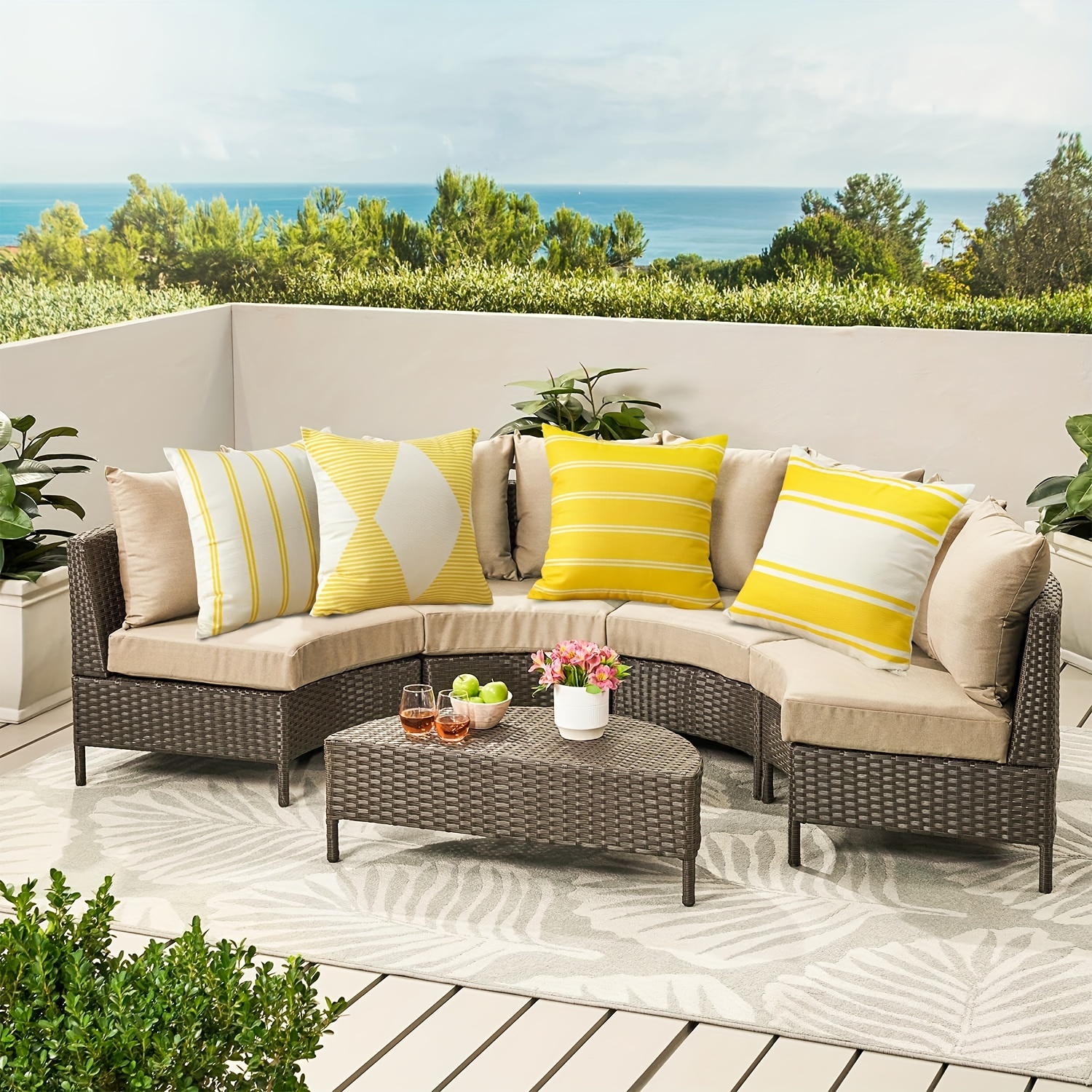 4pcs tropical style throw pillow covers decorative   covers for living room bedroom sofa double sided printing pillow core not included Product details 0