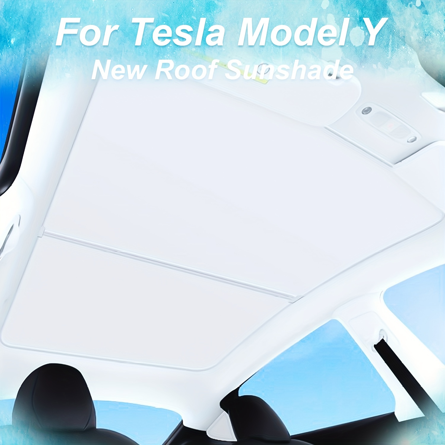 The 2023 Upgraded Sunshade Electrostatic Adsorption Does Not Require  Buckles And Tape For Model Y Accessories - Automotive - Temu Austria