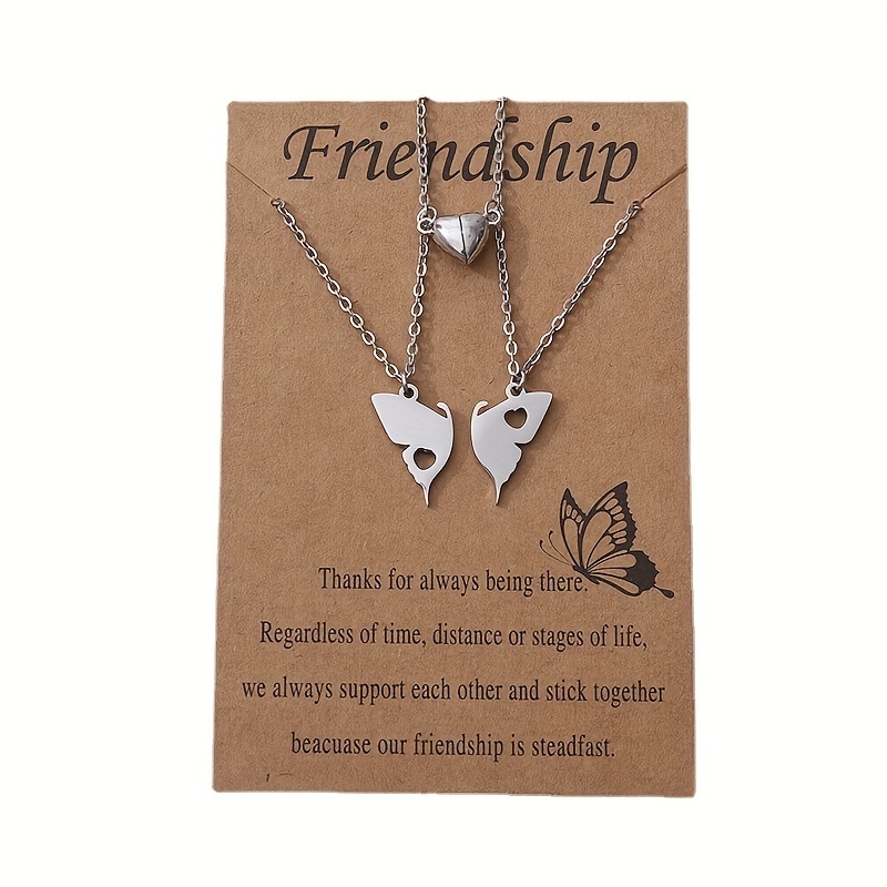 Friendship Necklace Set - Matching Necklaces Gold Set of 4