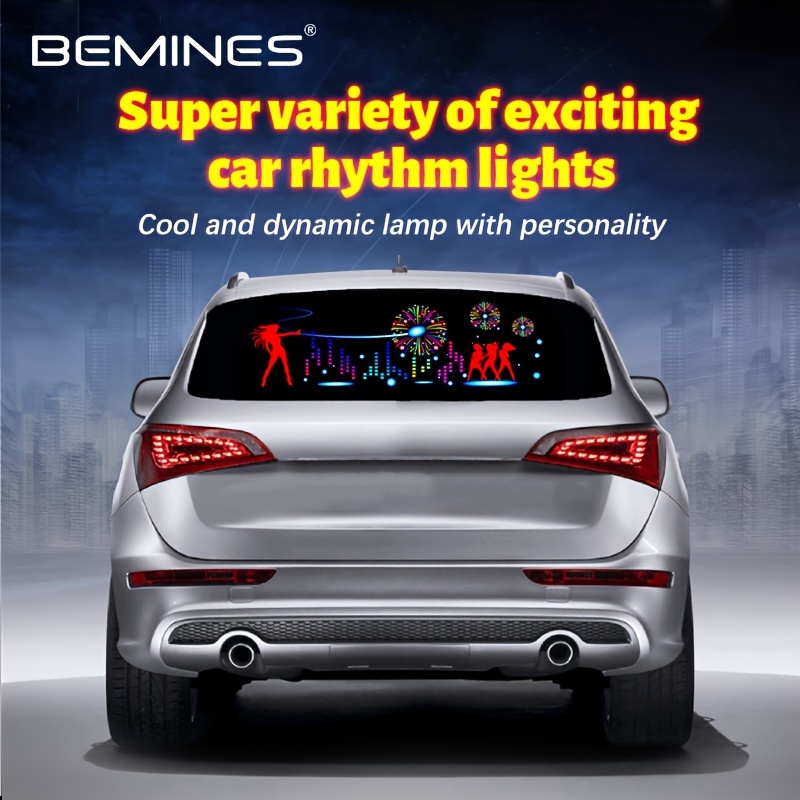 Autocollant de voiture électrique LED, signes lumineux de sécurité
