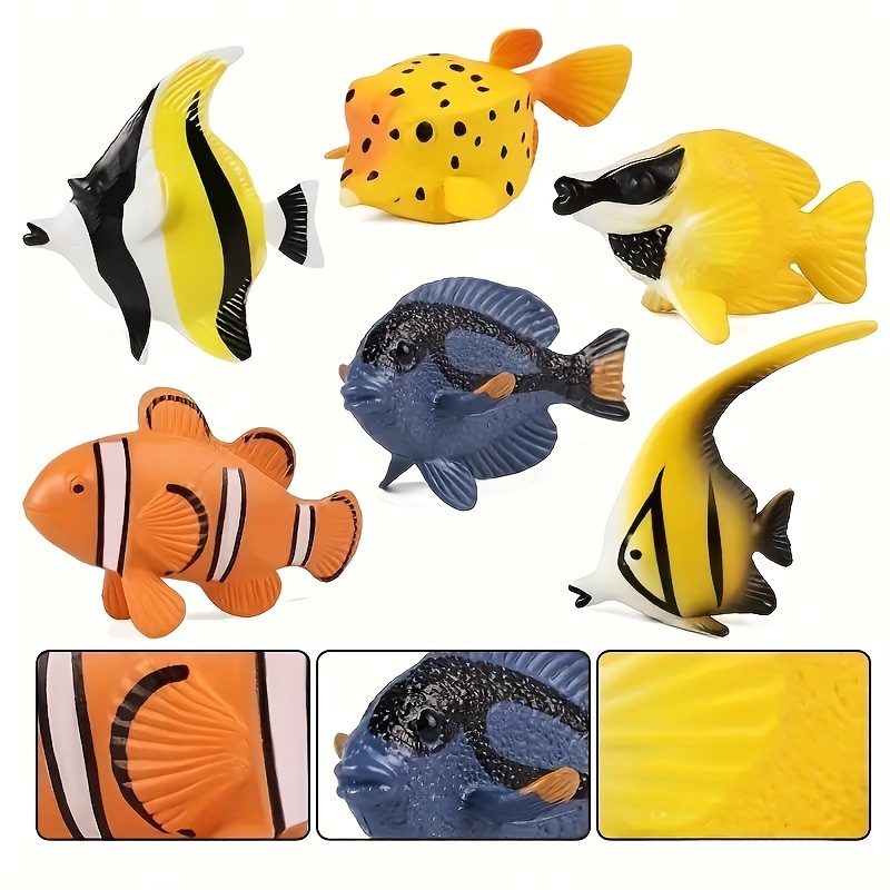 Uxcell 3 Piece Plastic Floating Fish Aquarium Décor, Yellow/Green :  : Pet Supplies