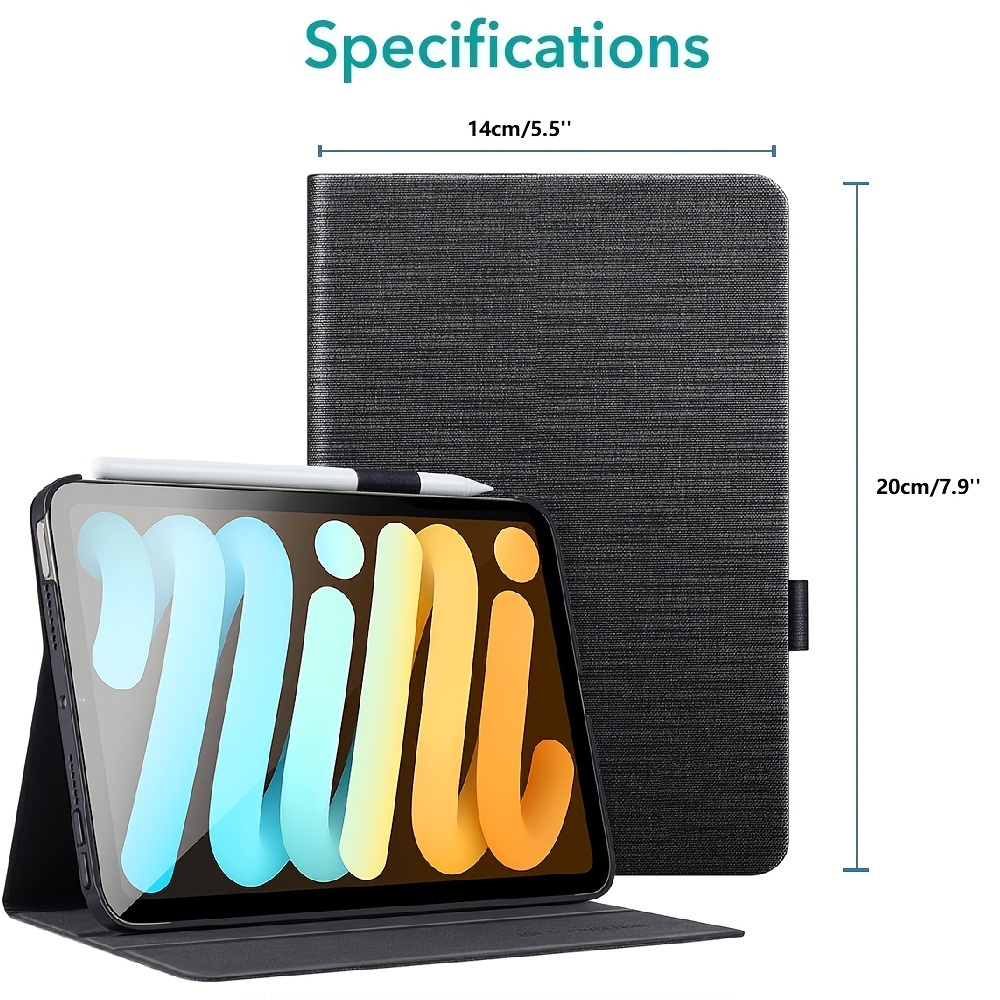 Apple iPad Mini 6 tablet case gray ESR Rebound Magnetic 2021