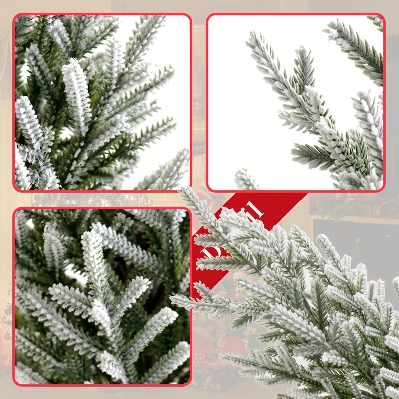 1pc Pe Weihnachtsbaum Schneespray Flocken Leinen Zeder Mini - Temu Austria
