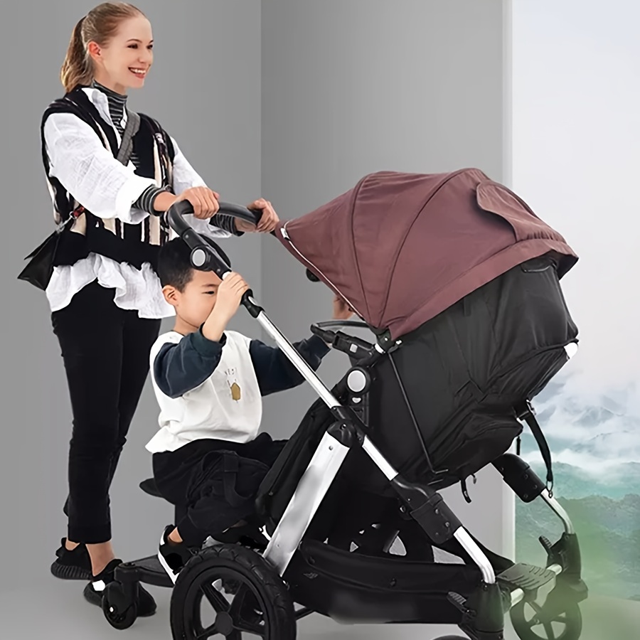 højt Ungdom radium Universal Stroller Accessories Pedal Twins Stroller Standing Plate Rider  Buggy Board Sibling Board Second Child Trailer - Baby & Maternity - Temu