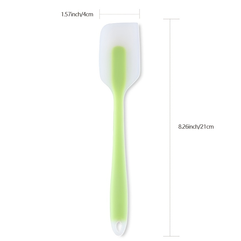 8.5 inch Silicone Spatulas One Piece Design-Heat Resistant Small Rubber  Spatula for Mixing Cooking Baking, 3 pack