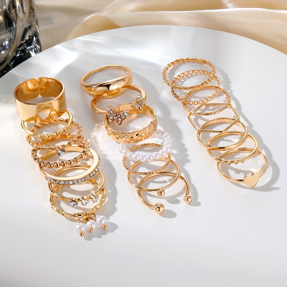 Antique Style Alloy Ring Inner Oval Base Plus Transparent - Temu
