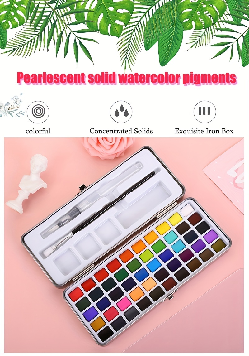  Prang Productos - Prang - Acuarelas profesionales, 8 colores  surtidos, 8/juego - Se vende como 1 cada uno - Las pinturas de acuarela  transparentes semihúmedas no contienen cera. - Los pigmentos