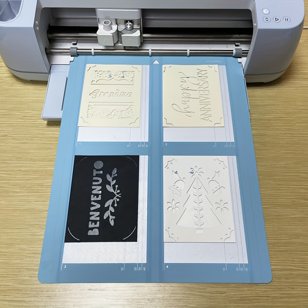 Cricut Card Mat 2x2, Reusable, Non-Slip Craft Mat, Create Four Cards  Simultaneously, Perfect for Bulk Card Making, Compatible with Cricut Maker  