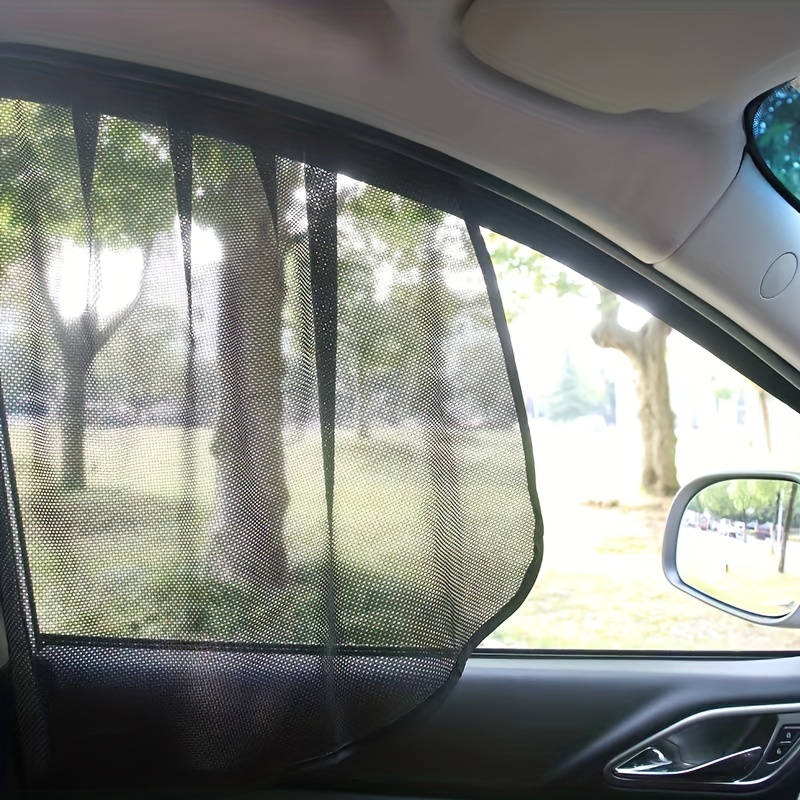 Autofenster-Sonnenschutz, Atmungsaktives Mesh-Auto-Seitenfenster- Sonnenschutz, UV-Schutz, Insekten-Moskitonetz, Universell Passend Für Die  Meisten Autos - Temu Germany