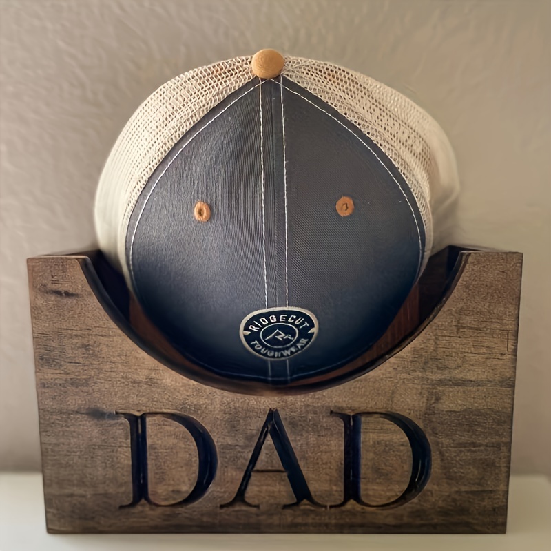 Personalized Wooden Hat Holder Box - Baseball Hat Holder