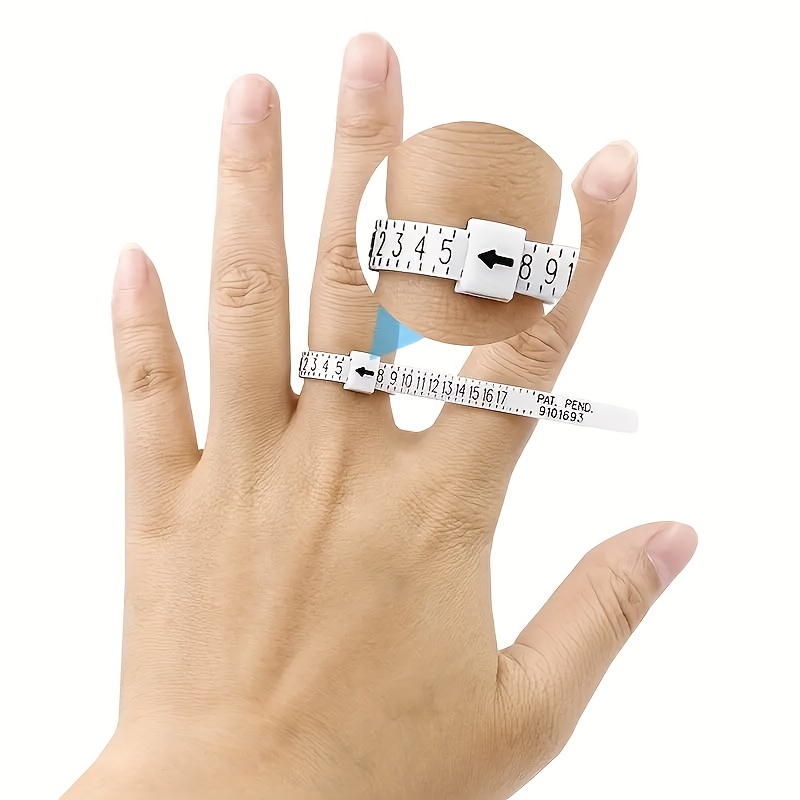 Finger and Wrist Measuring Tool Set, Universal Ring and Bracelet Sizer, US  UK Size Measure Tool for Women Men Kids