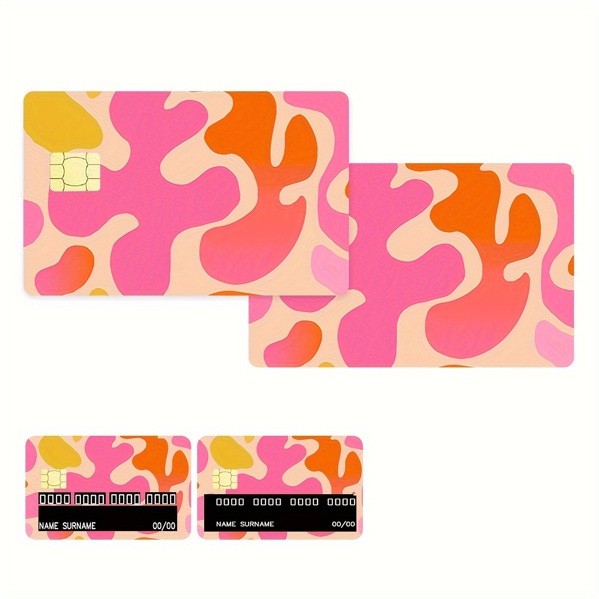 Card Skin Sticker Flower Pattern For Ebt, Transportation, Key, Credit, Debit  Card Skin - Protecting And Personalizing Bank Card - No Bubble, Slim,  Waterproof, Digital-printed - Temu