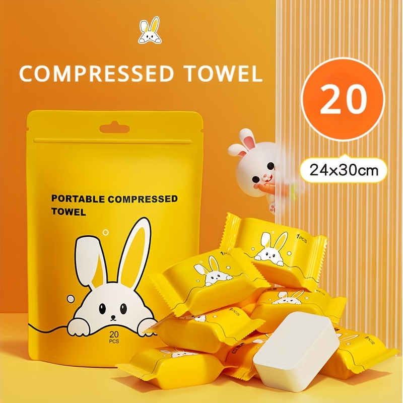 

1 Pack Compressed Towels, Portable Disposable Compression Towel For Travel, Hiking, Hotel