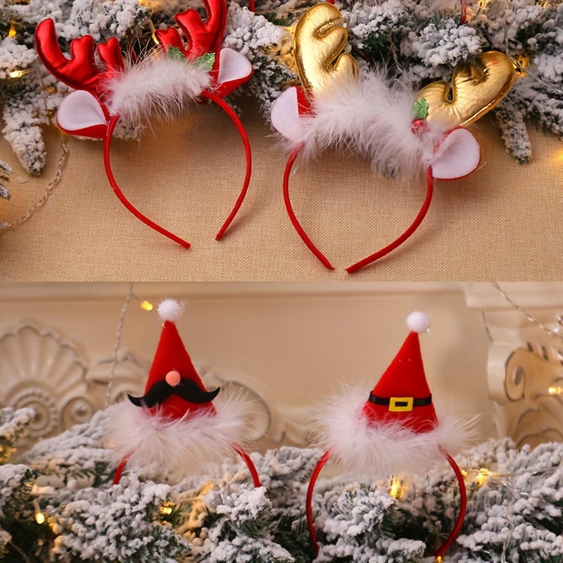 25 Pièces Accessoires de Cheveux de Noël pour Filles, Pinces à Cheveux  Cravates à Cheveux Barrettes à Pression de Noel pour Enfants et Adultes :  : Beauté et Parfum