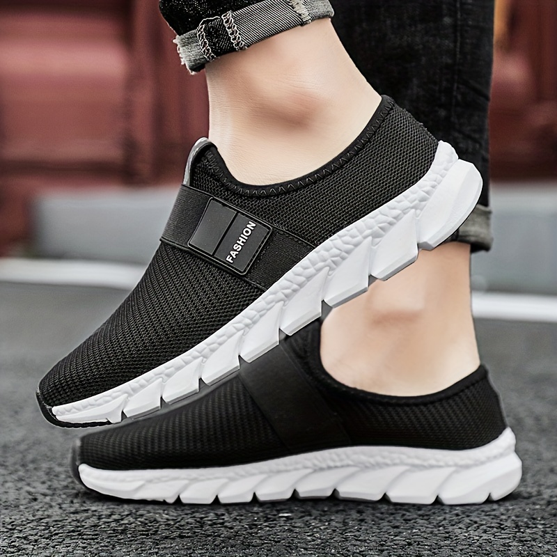 Men's Slip on Sneakers Lightweight Mesh Athletic Shoes