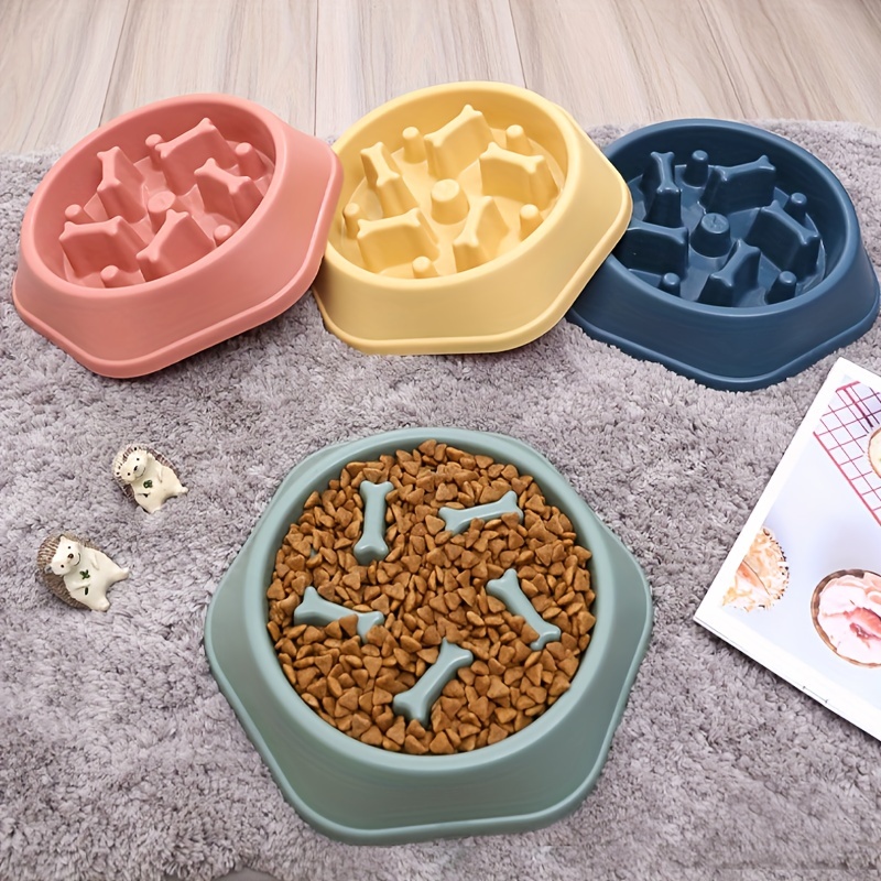 Lick Mat Slow Feeder Dog Bowl Set Promotes Healthy Eating - Temu