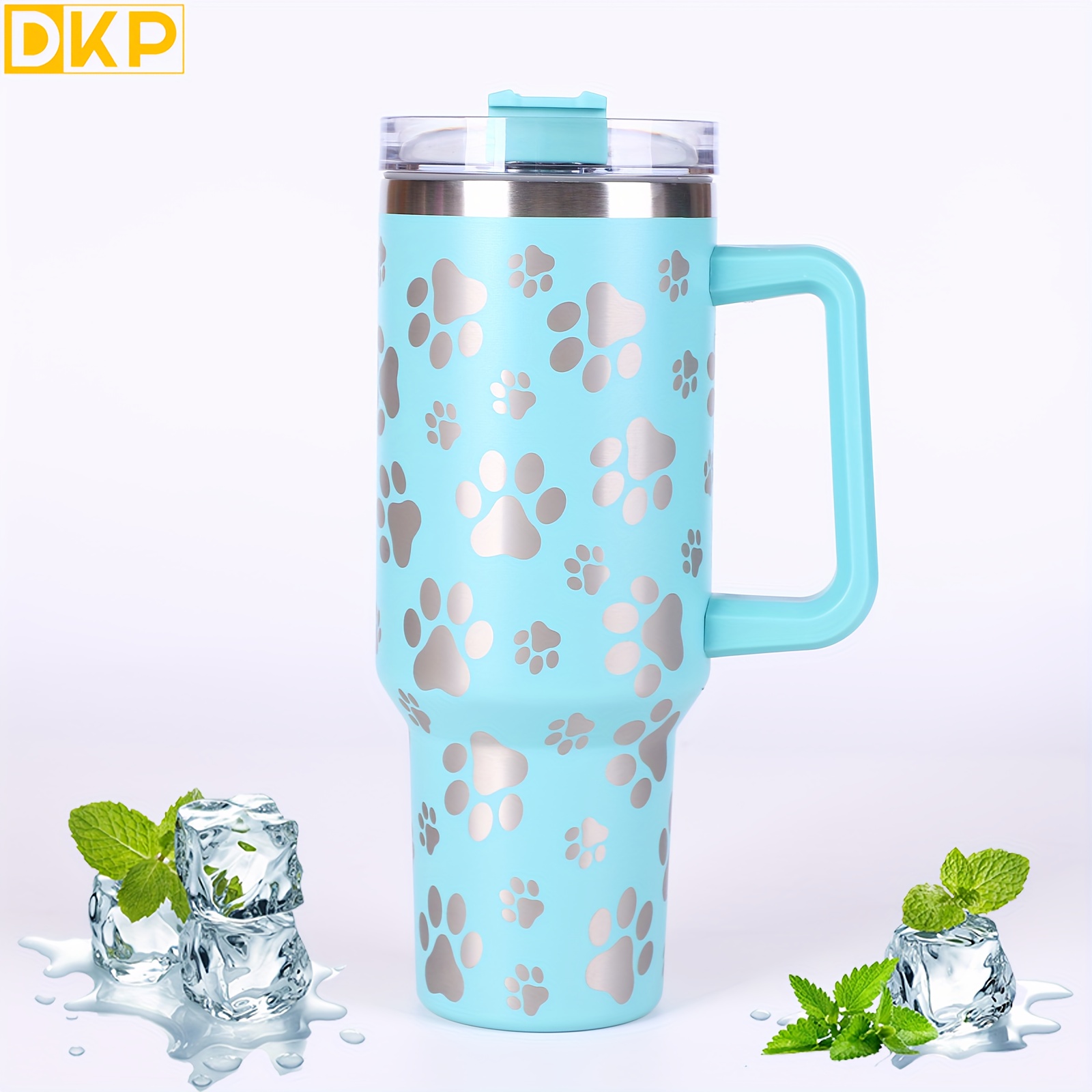 Dkp Water Bottle, Lightweight Stainless Steel Tumbler With Lid And Straw,  Portable Insulated Water Bottle For Car, Home, Office, And Travel, Birthday  Gift - Temu