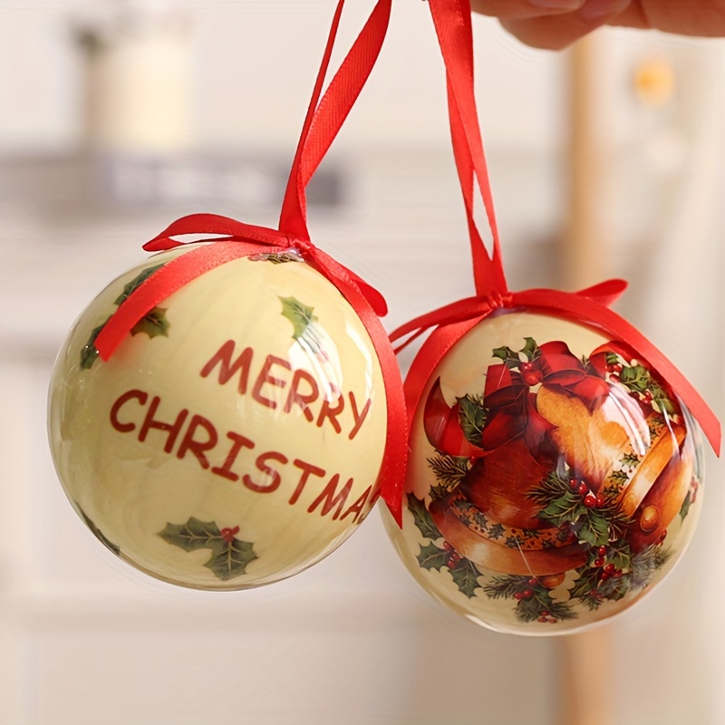 Black 1.6 Small Christmas Balls Christmas Tree Decoration Ornaments Shatterproof Hanging Balls for Birthday Halloween Holiday Wedding Decorations