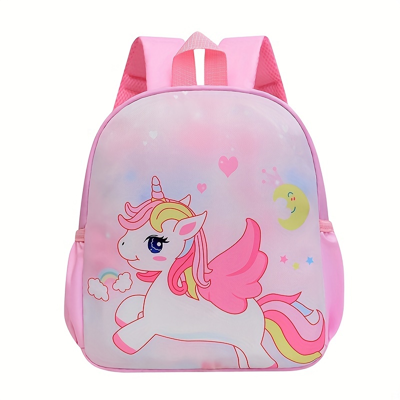 Mochila infantil para niñas y niños, linda mochila escolar de dibujos  animados en 3D para bebés, niños y niñas de 1 a 5 años, Unicornio, Moderno