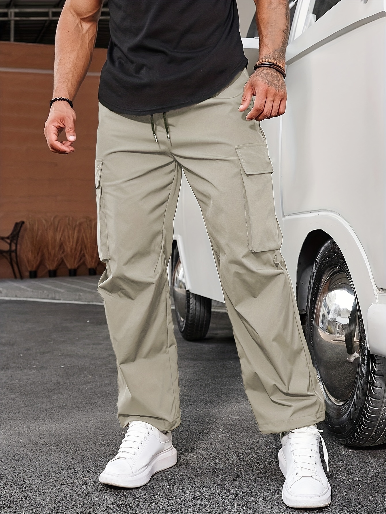 Pantalon cargo 2025 doublé homme