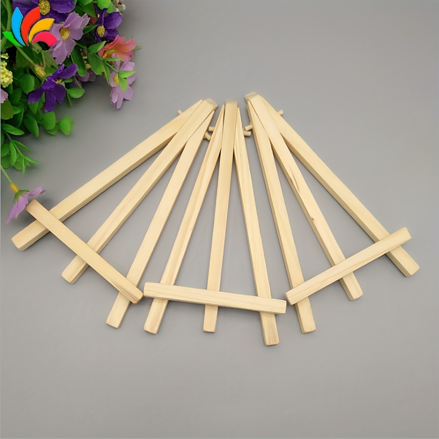 10pcs Wooden Mini Easel Frame Wedding Table Number Stand Photo Display  Holder