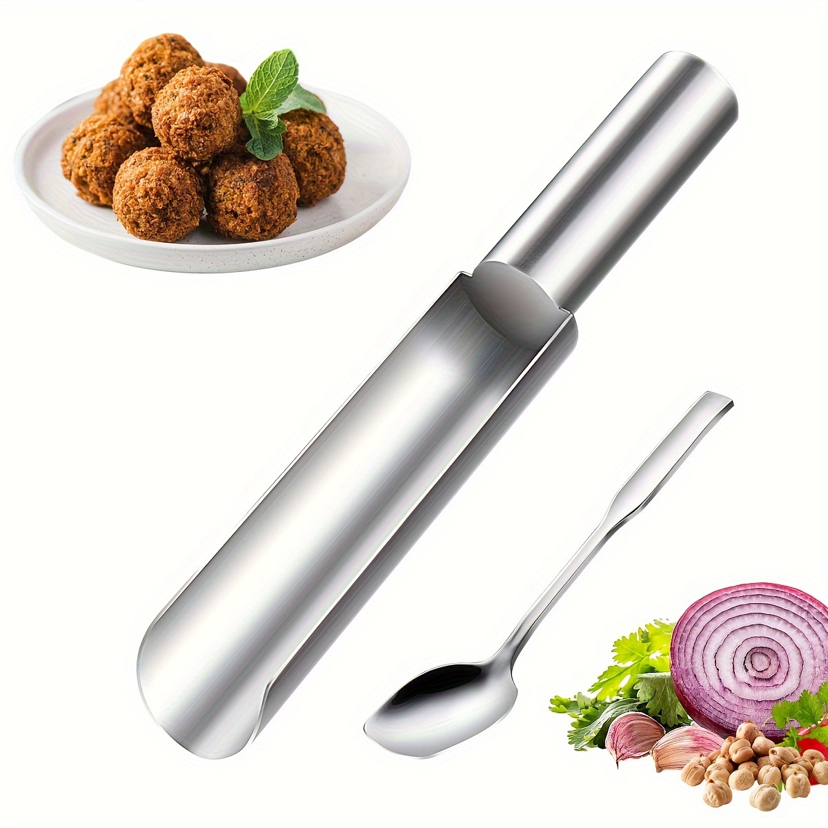 Easy Using 304 Stainless Steel Meatball Spoon DIY Meatball Clip/Scoop/Cup/Tongs  Fish Balls Meatball Maker - China Easy Using 304 Stainless Steel Meatball  Spoon and DIY Meatball Clip/Scoop/Cup/Tongs price
