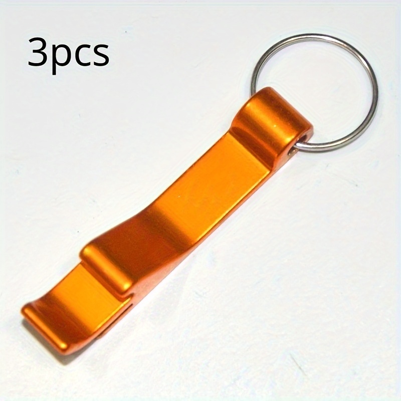 3pcs Multifunctional Bottle Opener Keychain for Parties Camping BBQ