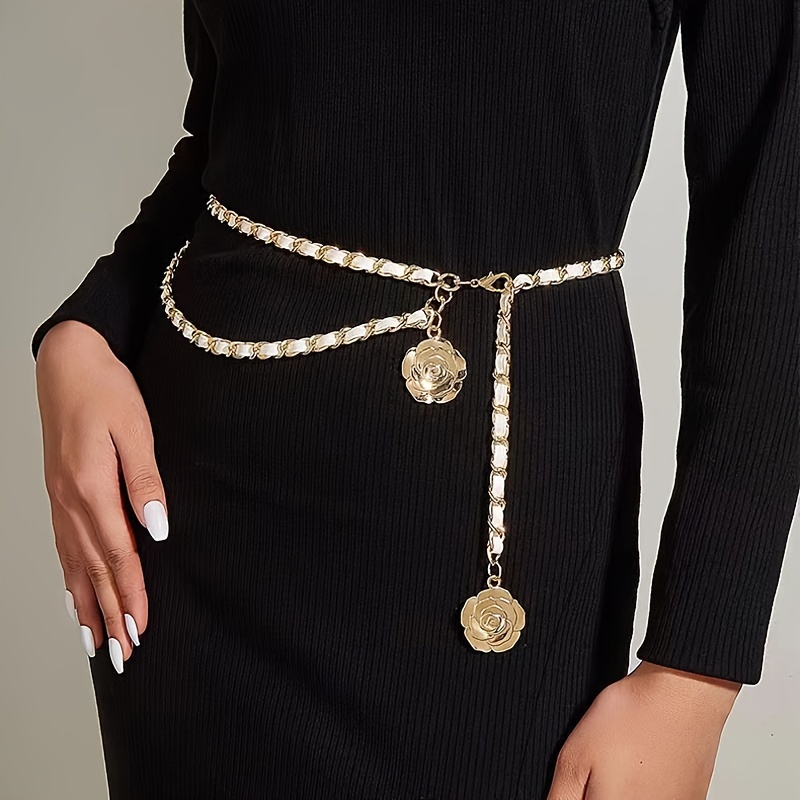 Chain Belts For Women Wasit Chain Belt Chain Chunky Belt Chain Silver