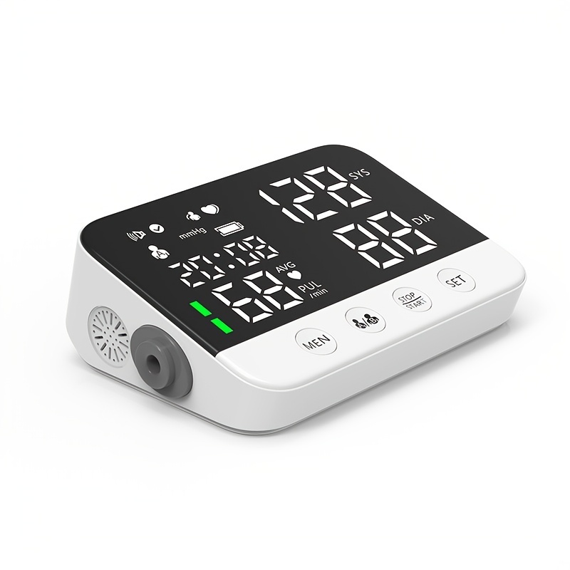 Fda Certified Rechargeable Arm Blood Pressure Monitor - Temu