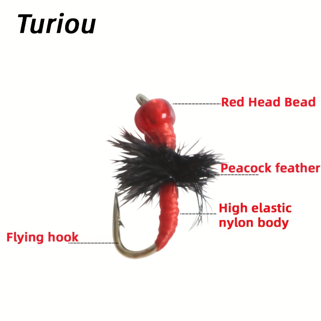 20pcs/box Premium Topwater Popper Fly Lures for Bass, Trout, and Salmon  Fishing - Realistic Insect Streamer Design for Maximum Attraction