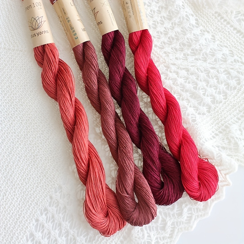 Lace Yarn For Hand Knitting Thin Crochet Yarn Worsted Thread - Temu
