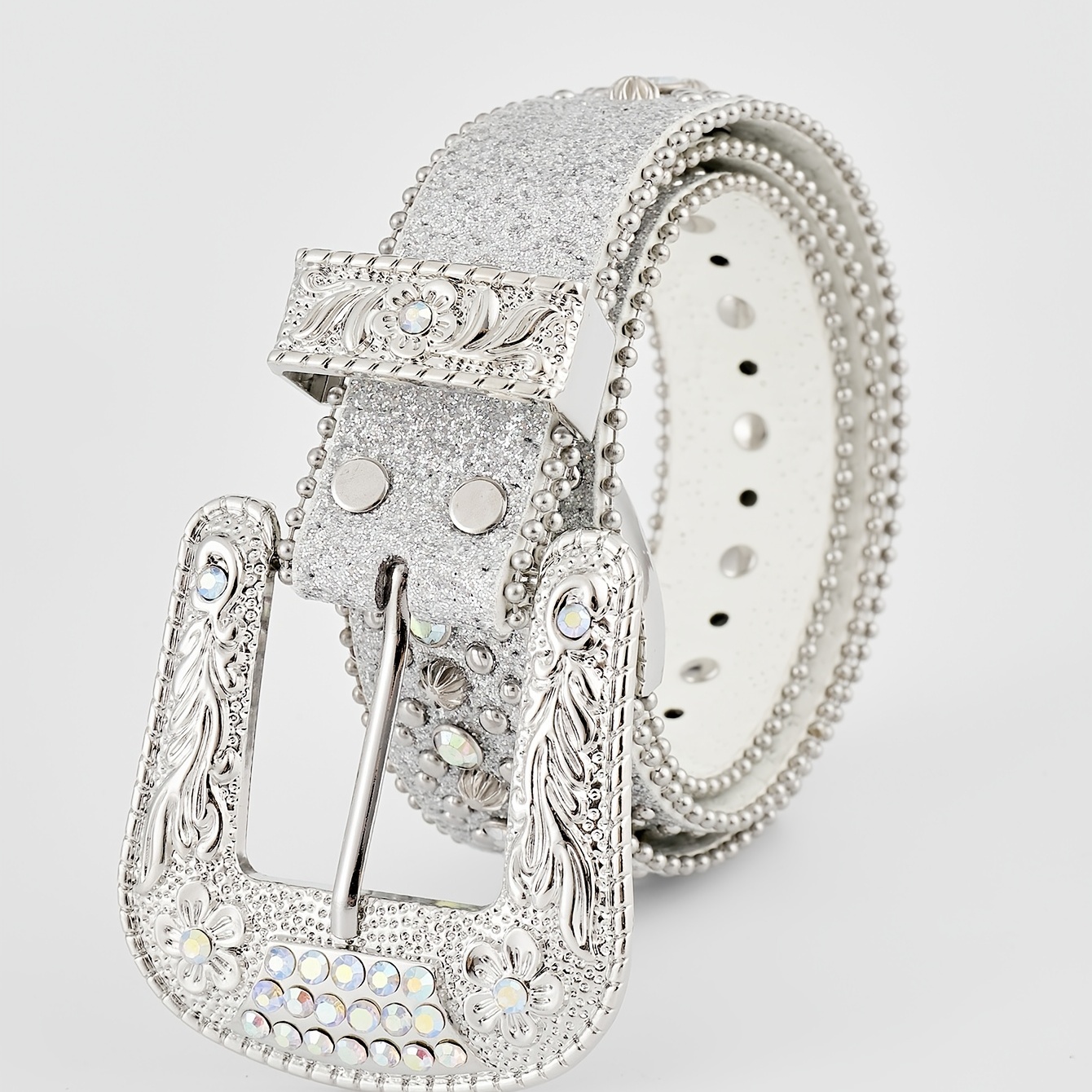 Punk Rhinestone Belt for Vintage Y2K Style