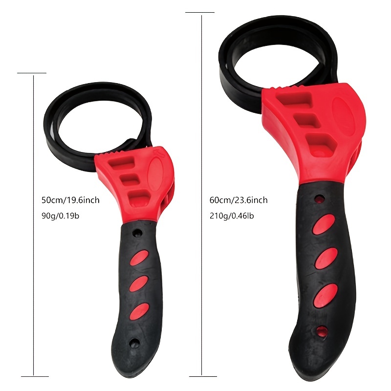 Strap Wrench Set Upgraded Adjustable Rubber Strap Wrench Oil - Temu