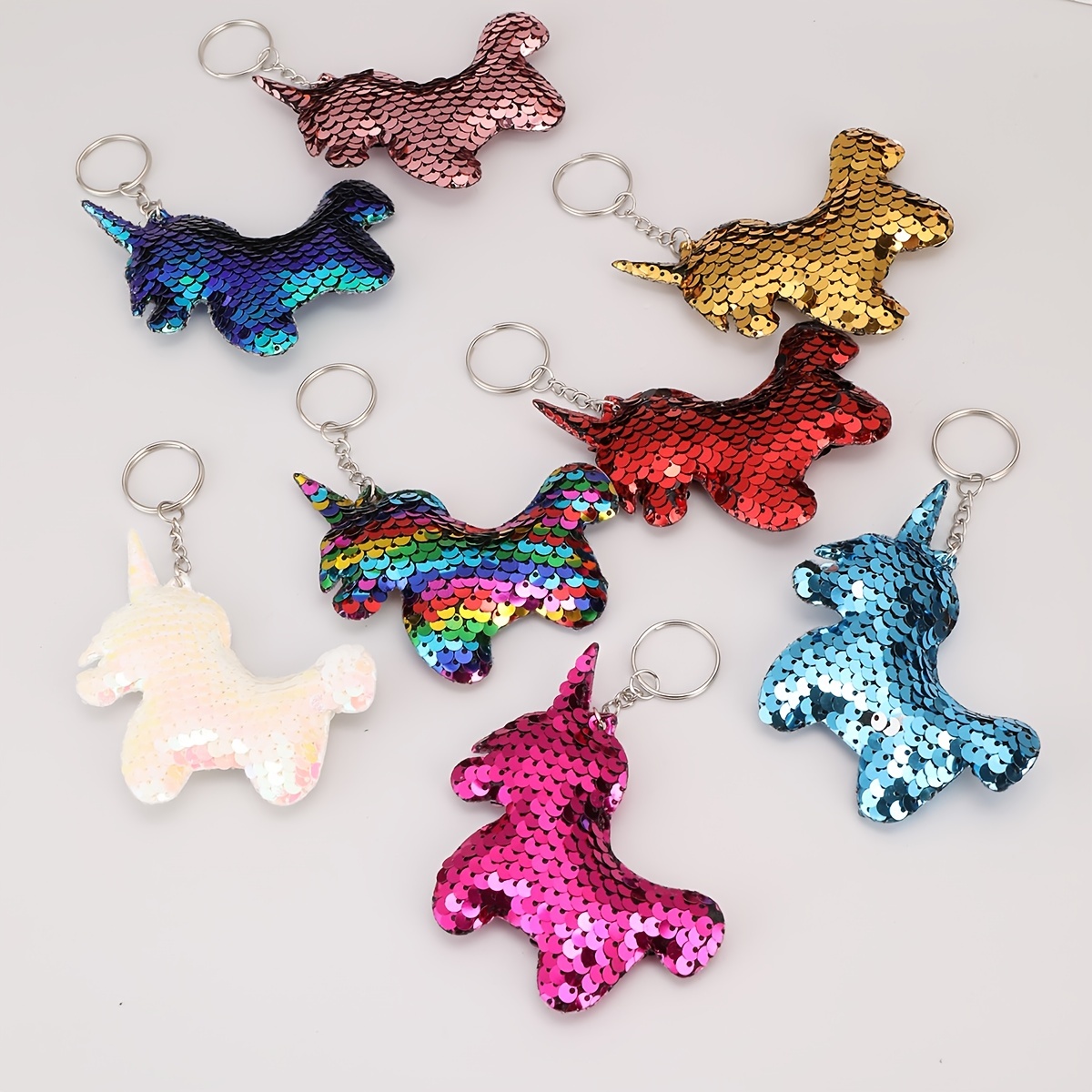 Sequin hot sale unicorn keychain