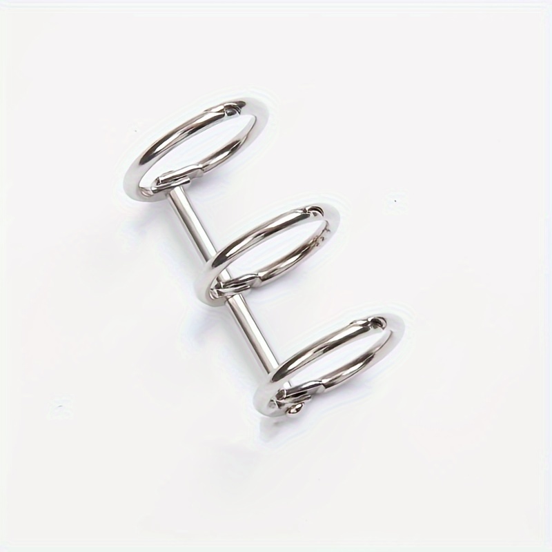 Binder Rings, 4Pcs Detachable Metal Book Ring Loose Leaf Ring 3