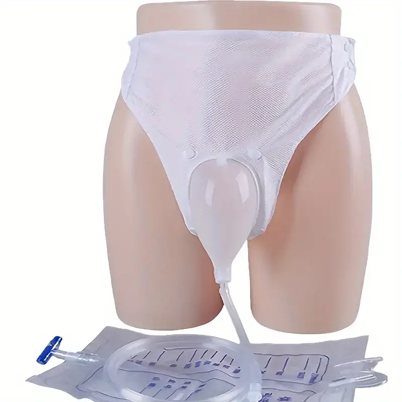 Silicone Urinal Urine Collection Bag Men's Elderly Leak - Temu