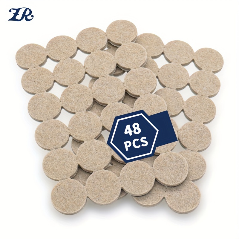 

48pcs Furniture Felt Pads - Your With Self-adhesive Felt Mats