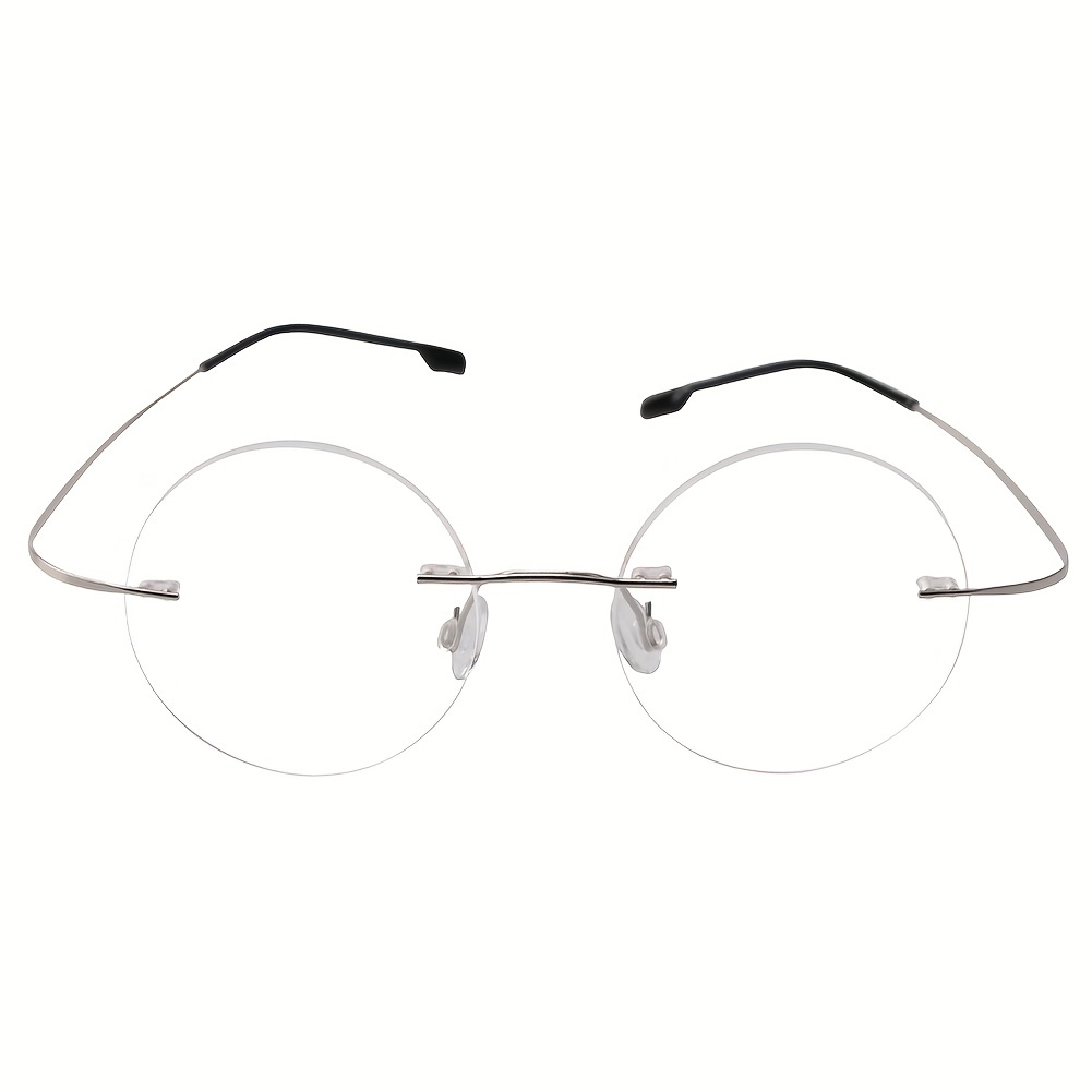 Titanium Stainless Steel Rimless Reading Glasses
