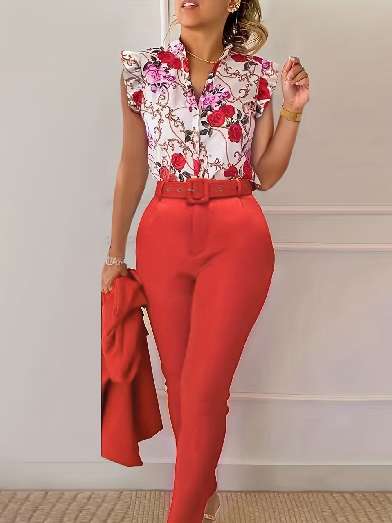 Ruffle Pants Outfit, 2 Pieces